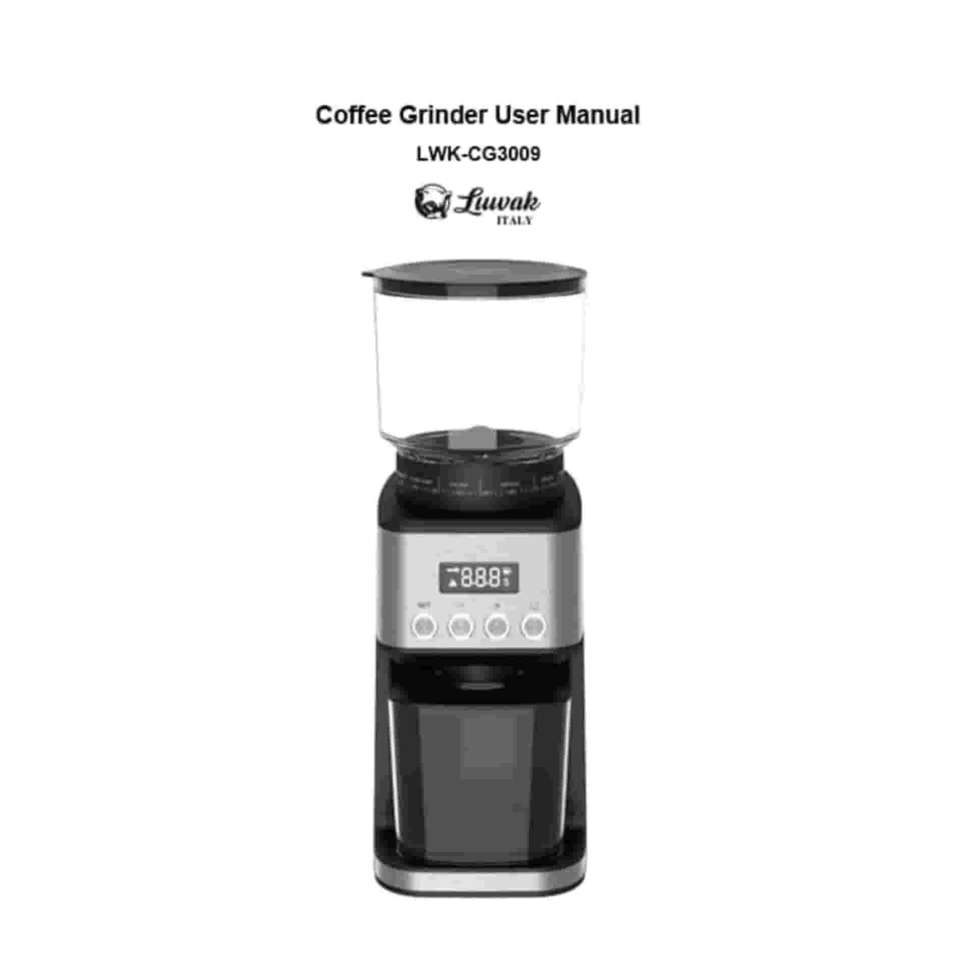 Luwak Coffee Grinder CG-3009 mr-kitchenn-2